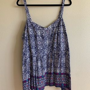 Torrid printer babydoll top